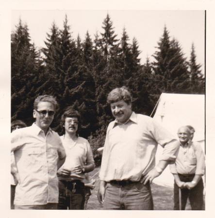Zeltlager der Falken 1974, Besuch von Erhard Eppler